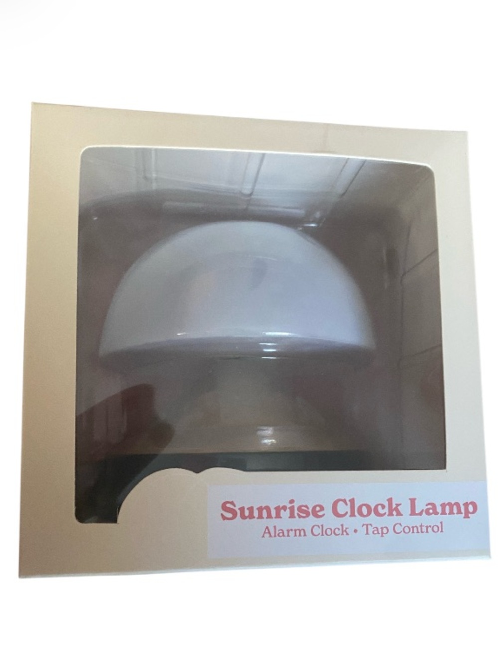 Vivitar Sunrise Clock Lamp Tap Control New in Box